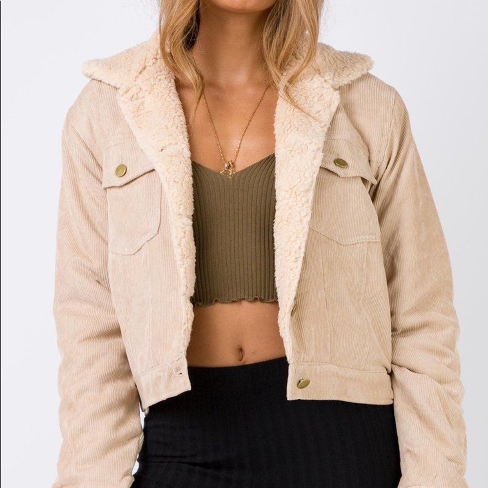 Princess Polly Dax Delevingne Sherpa Jacket